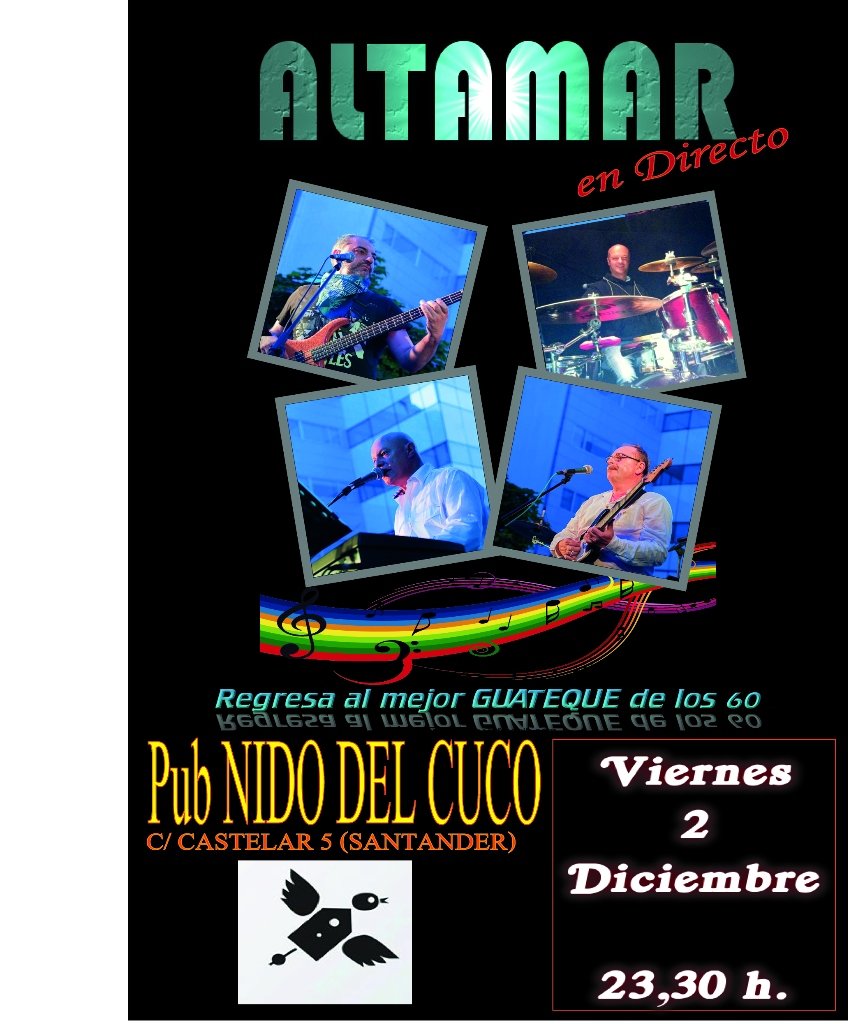 Concierto de Grupo Altamar en el Nido del Cuco de Santander