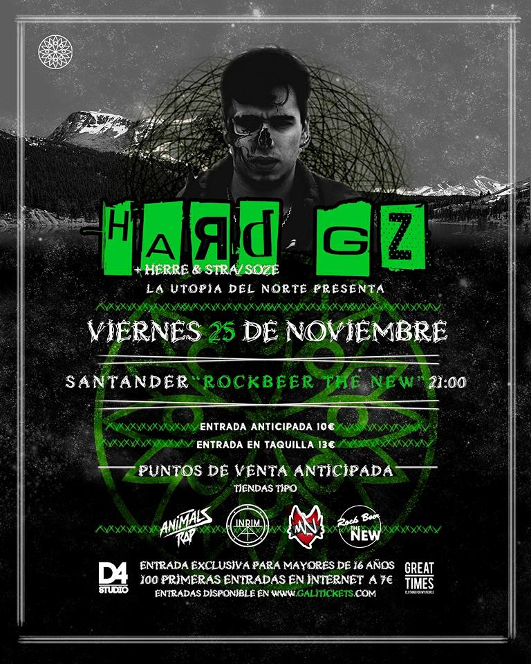 Concierto de Hard Gz en el Rock Beer the New de Santander