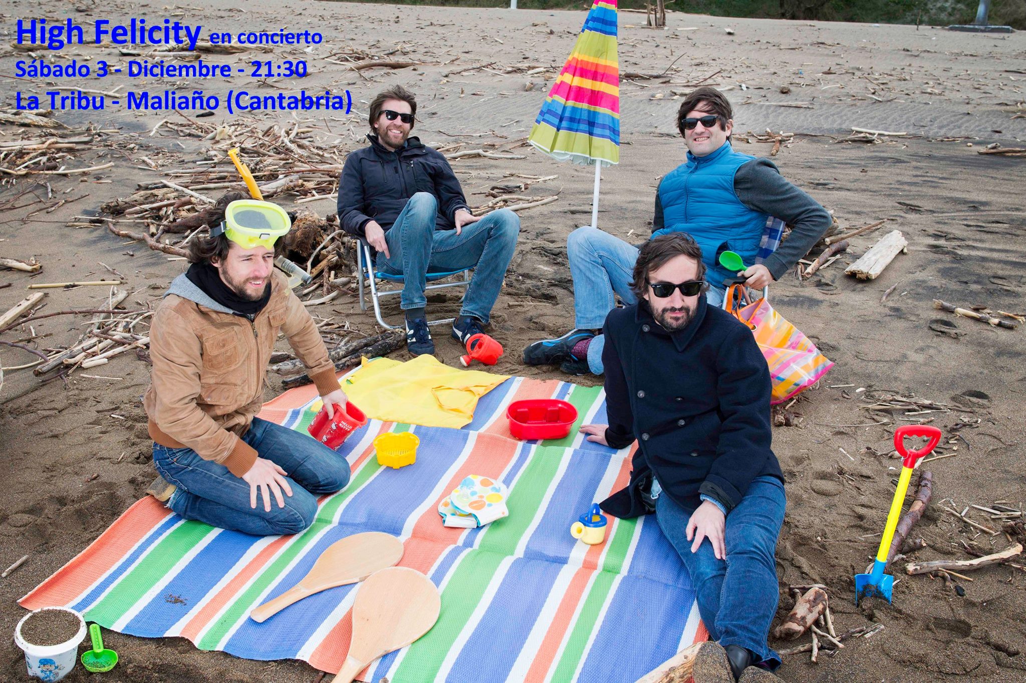 Concierto de High Felicity en la Tribu de Maliaño
