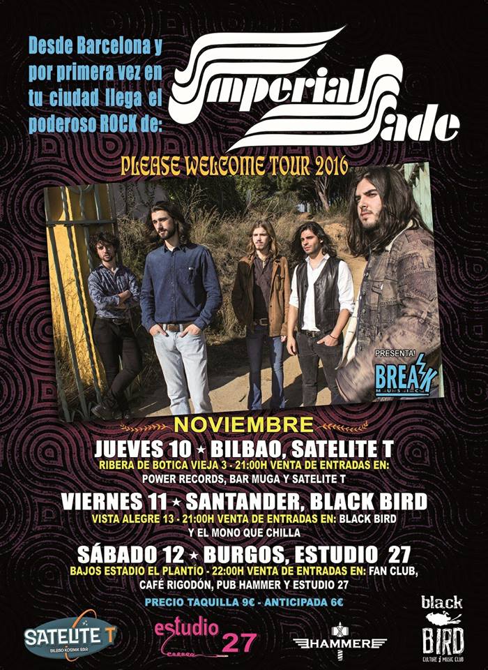 Concierto de Imperial Jade en el Black Bird de Santander