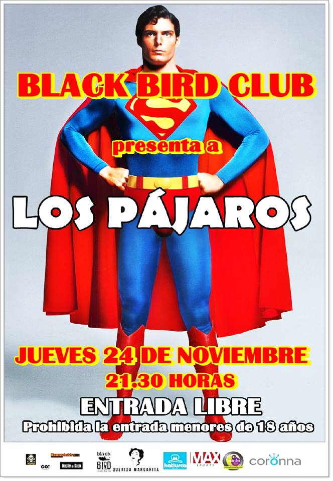 Concierto de Los Pájaros en el Black Bird de Santander