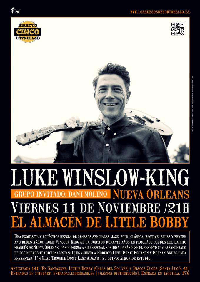 Concierto de Luke Winslow en el Little Bobby de Santander