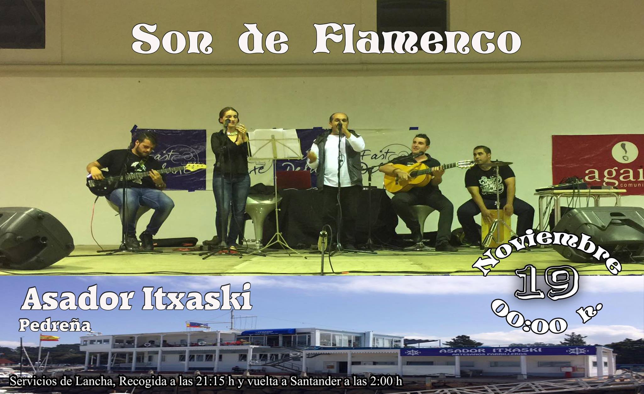 Concierto de Son de Flamenco en el Asador Itxaski de Pedreña