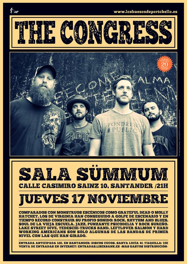 Concierto de The Congress en el Summun de Santander