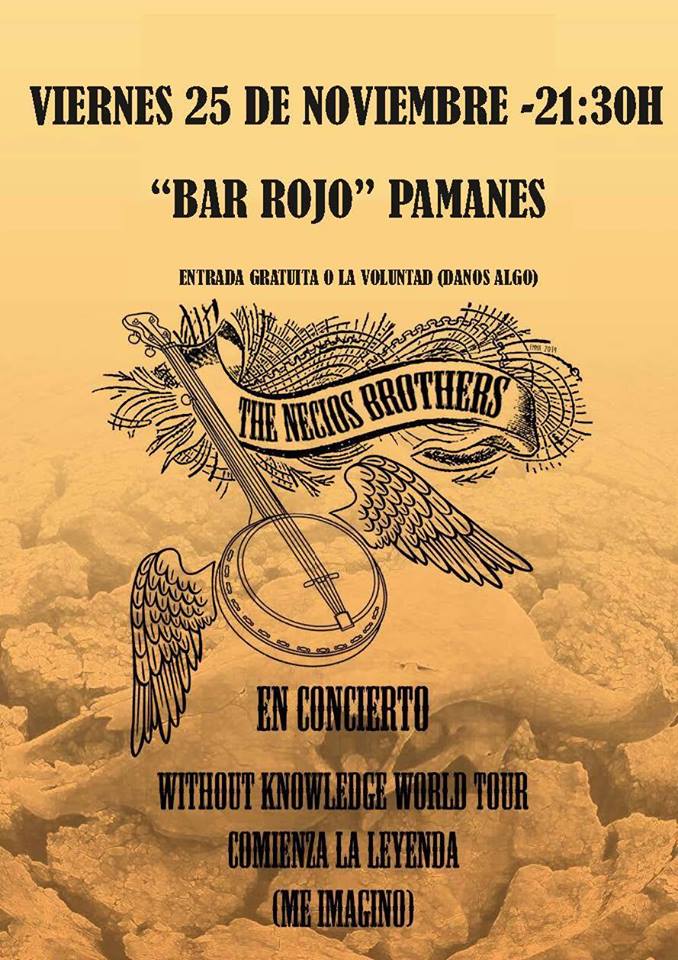 Concierto de The Necios Brothers en El Rojo de Pámanes