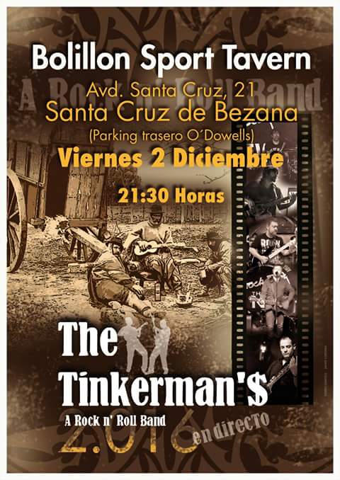 Concierto de The Tinkermans en el Bolillón de Bezana