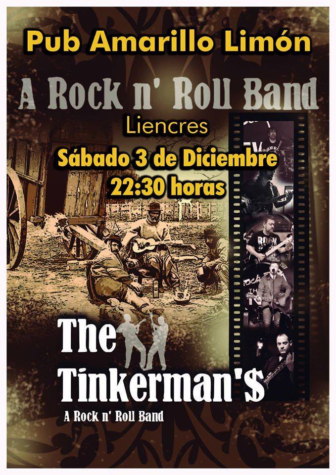 Concierto de The Tinkermans en el AmarilloLimón de  Liencres