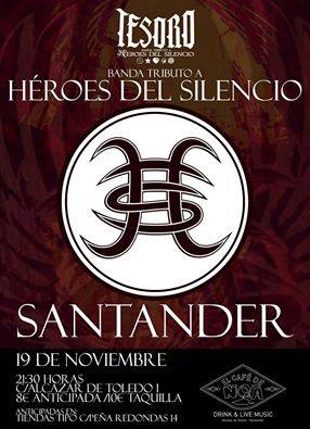 Concierto tributo a Heroes del Silencio en El Café de Noa de Santander