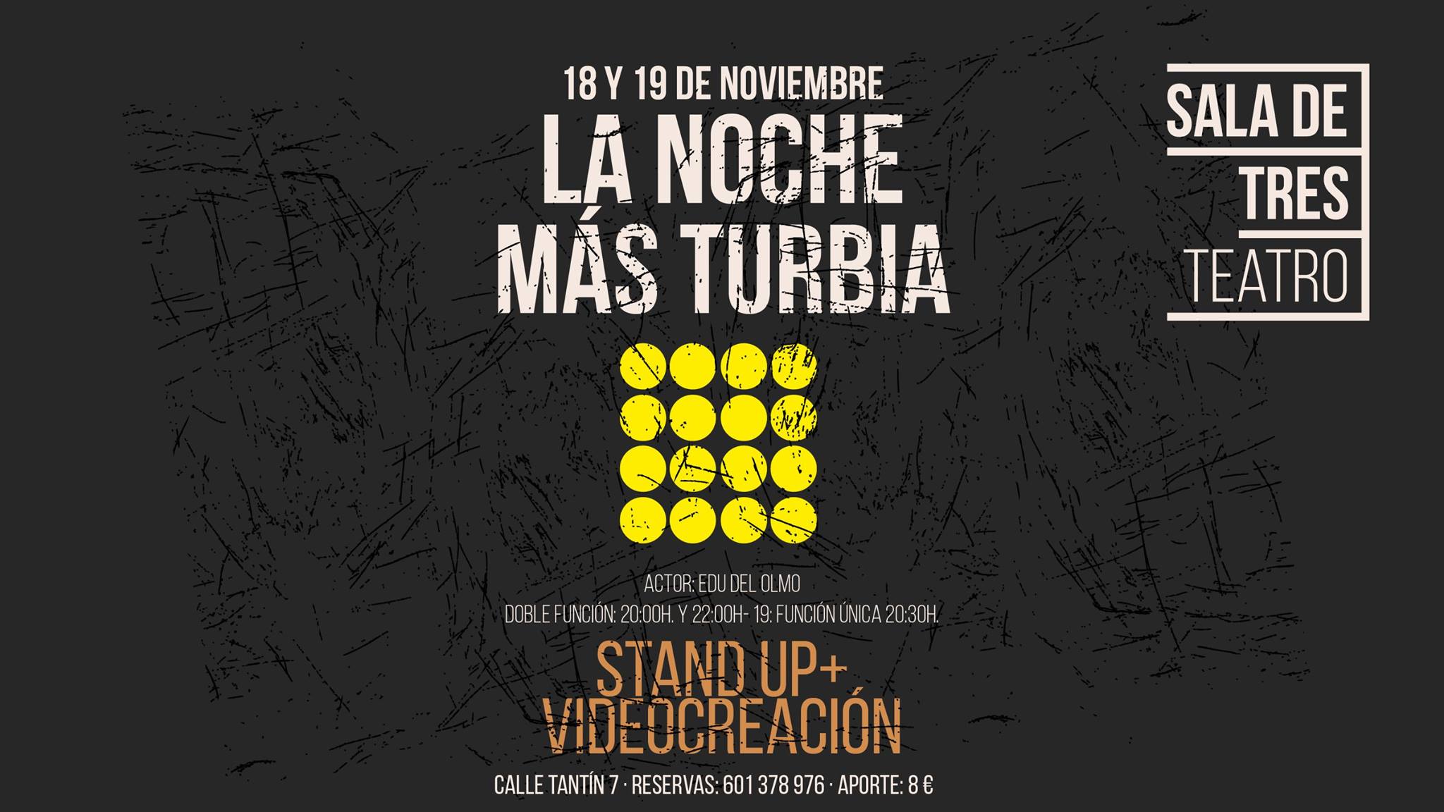 Cortometrajes en la Sala De Tres Teatro,La Noche Más Turbia