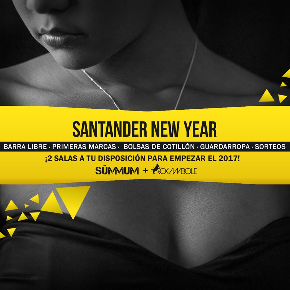 Cotillón de Nochevieja en el Summun y el Rocambole de Santander