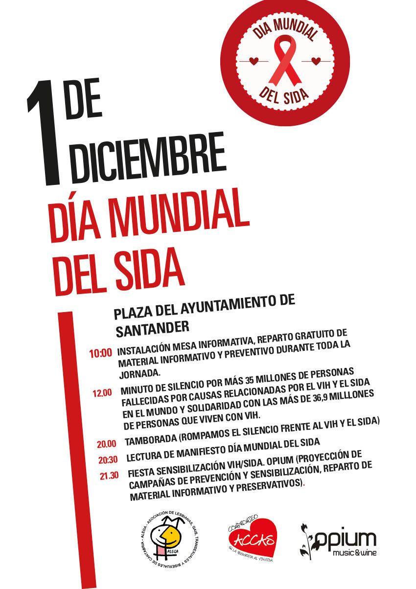Día Mundial de la lucha contra el SIDA en Santander