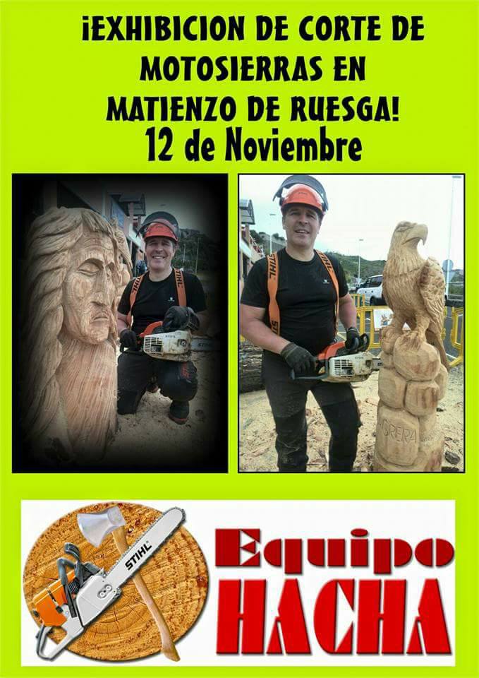 Exhibición de Corte de Motosierras en Matienzo de Ruesga