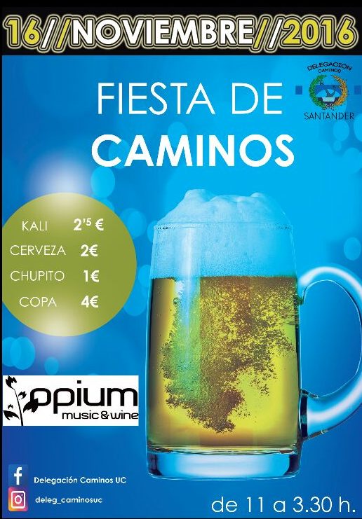 Fiesta de la universidad de Caminos en el Opium de Santander