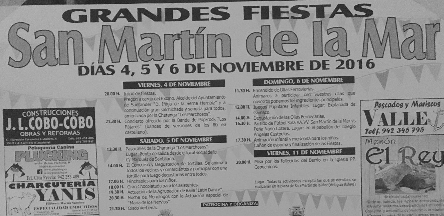 Fiestas de San Martín del Mar en Santander