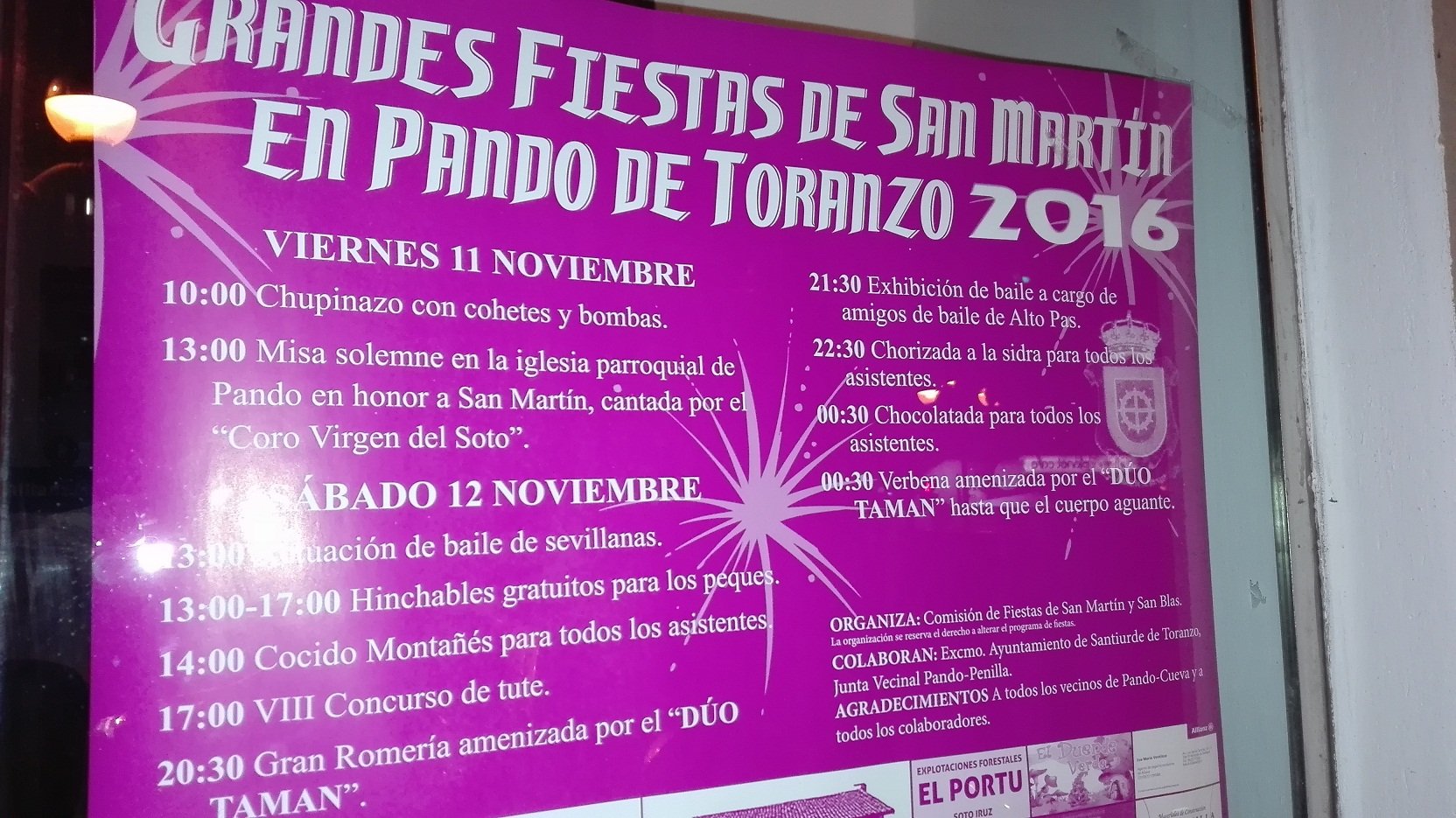 Fiestas de San Martín en Pando de Toranzo 2016