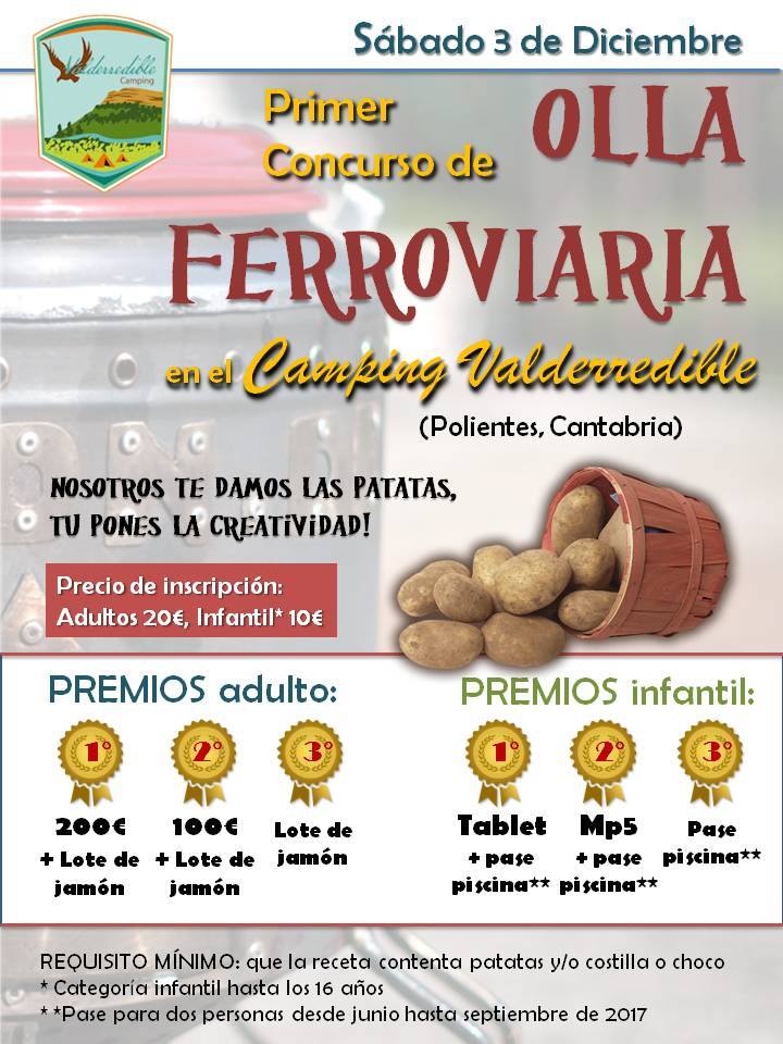 Olla Ferroviaria y Feria de Cerveza en el Camping de Valderredible en Polientes