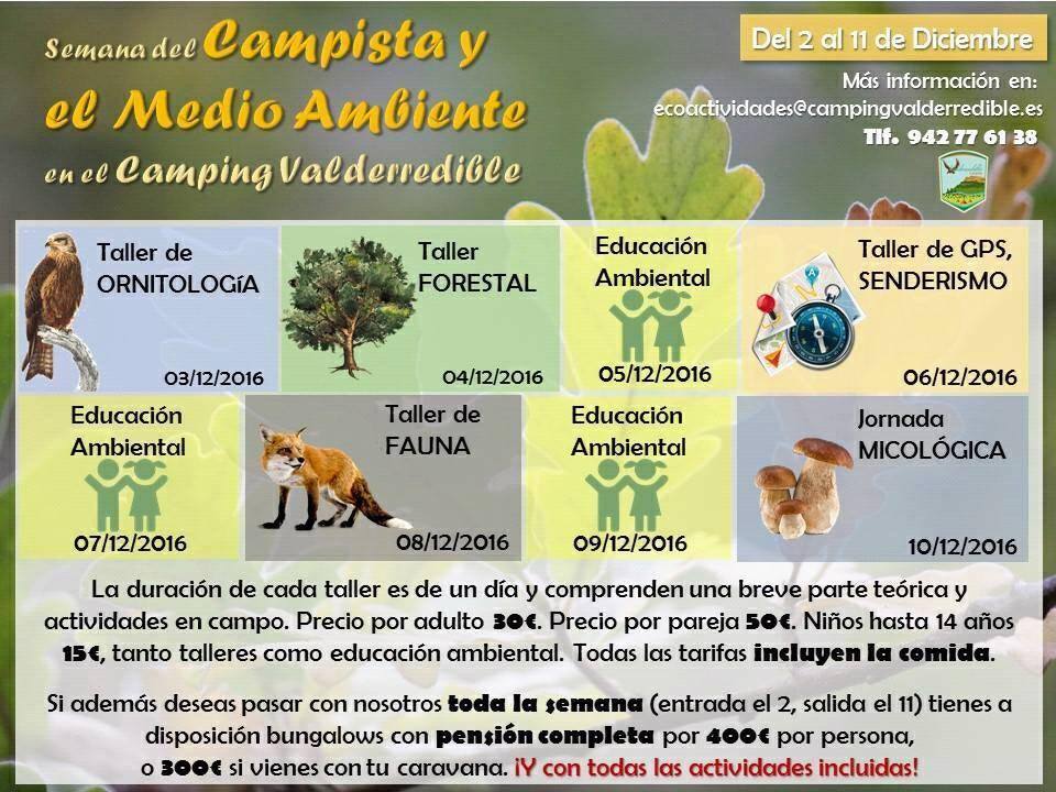 Semana de El Medio Ambiente en el Camping de Valderredible