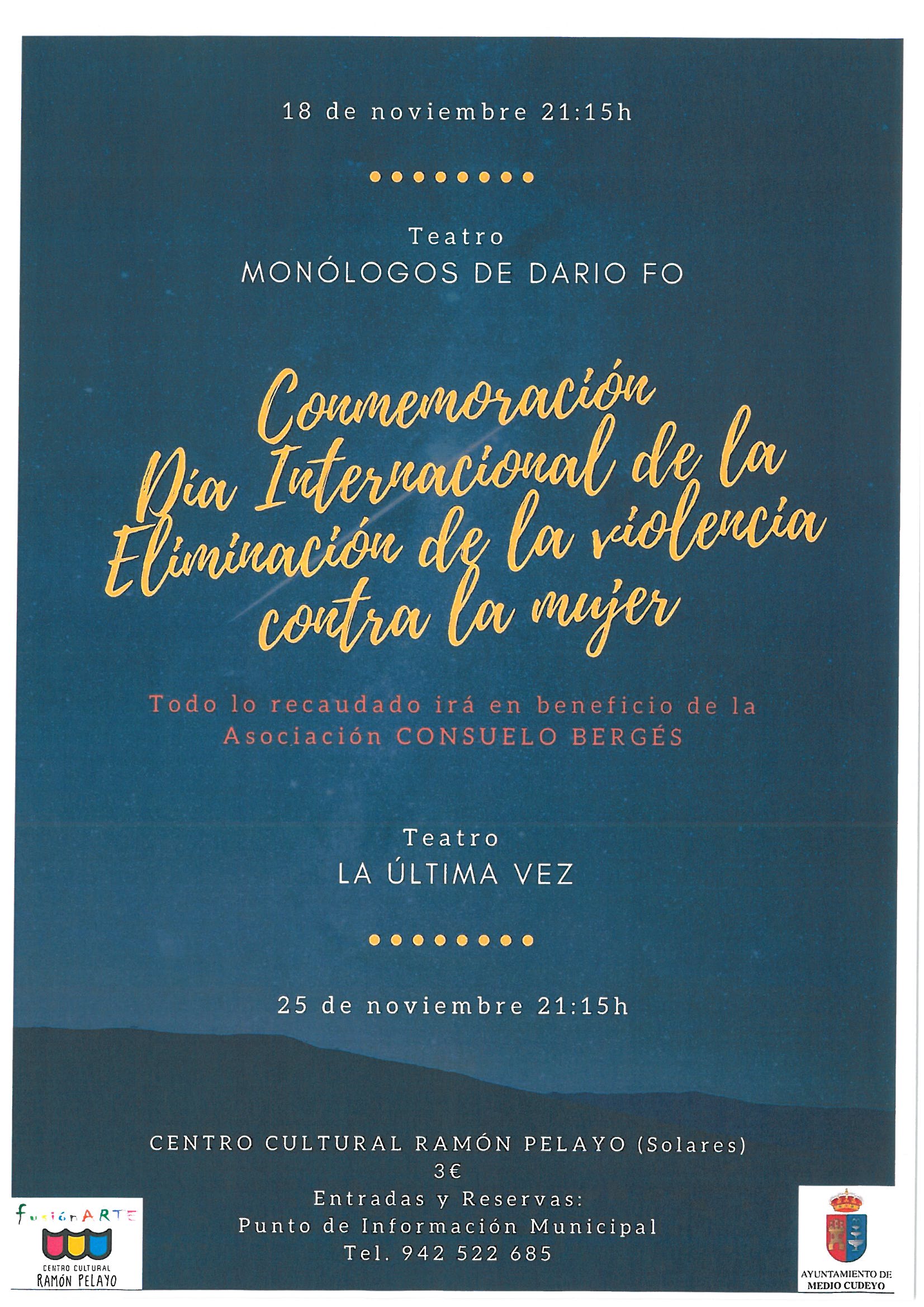 Teatro en el centro cultural Ramón Pelayo de Solares