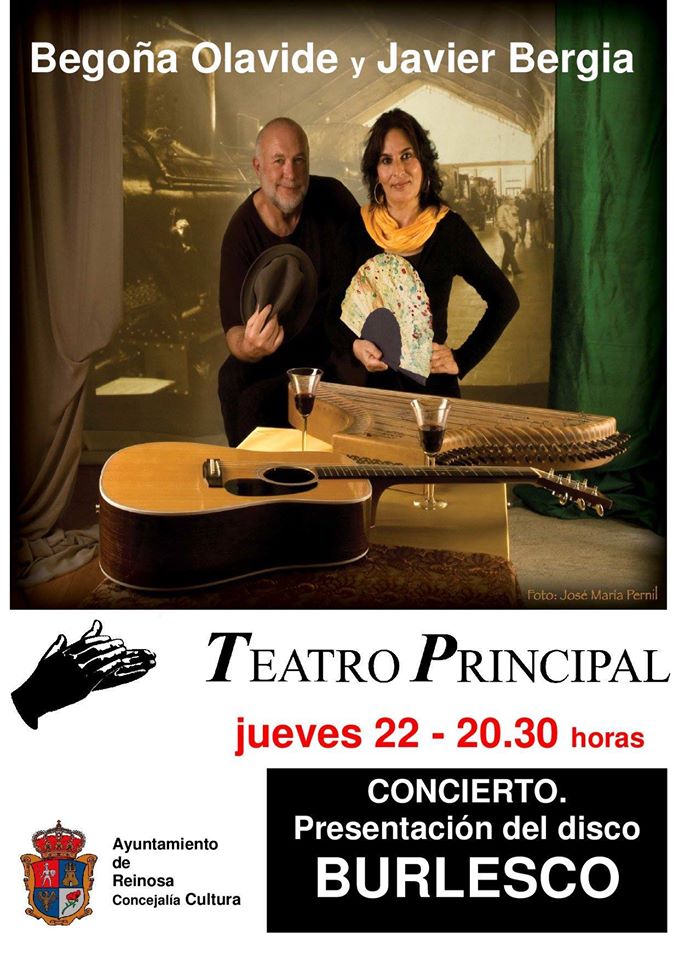 Begoña Olavide & Javier Bergia en el Teatro Principal de Reinosa