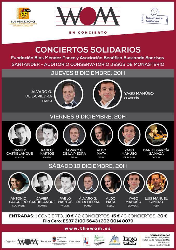 Concierto Solidario en el conservatorio de Santander