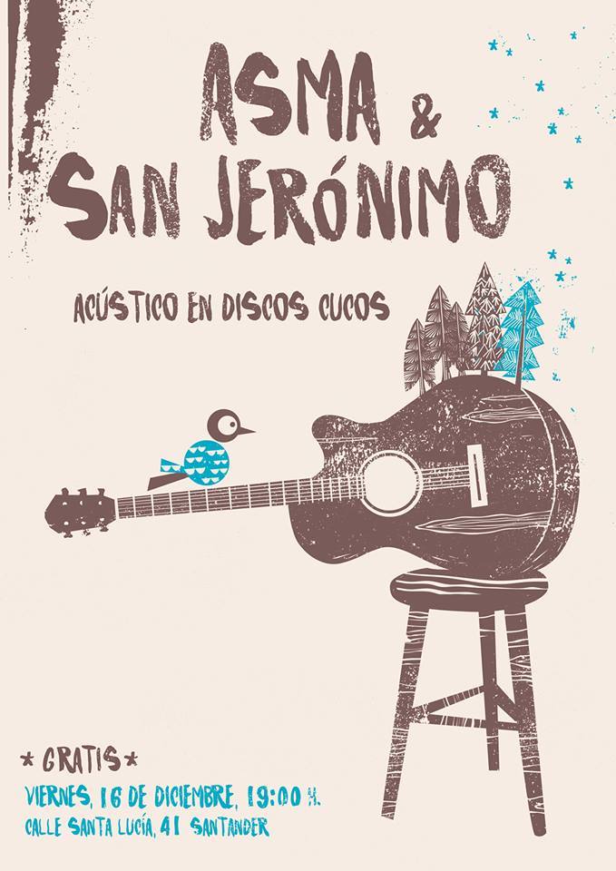 Concierto de Asma & San Jerónimo en Discos Cucos de Santander
