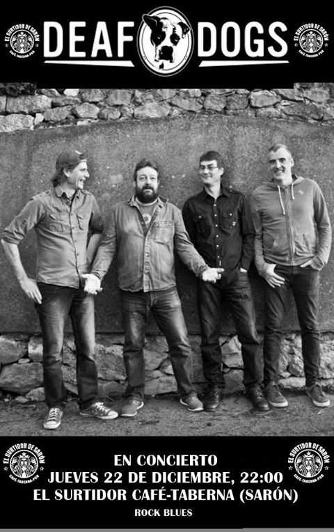 Concierto de Deaf Dogs en el Surtidor de Sarón