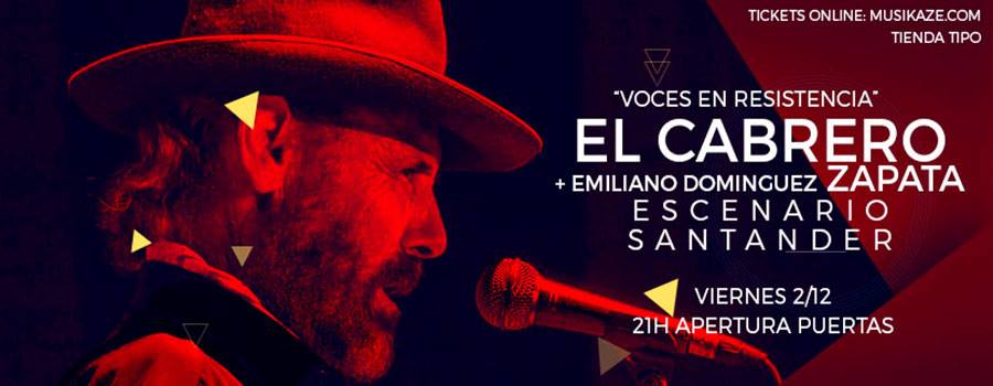 Concierto de El Cabrero en Escenario Santander