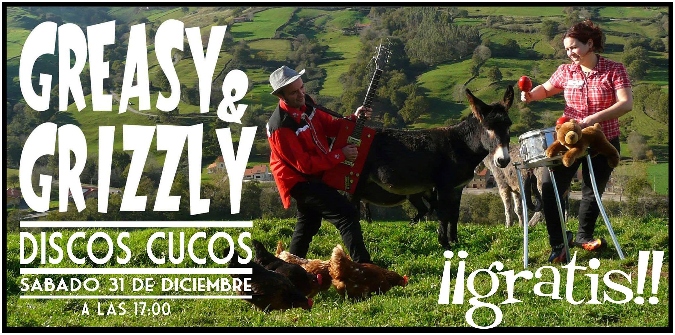 Concierto de Greasy & Grizzly en Discos Cucos de Santander