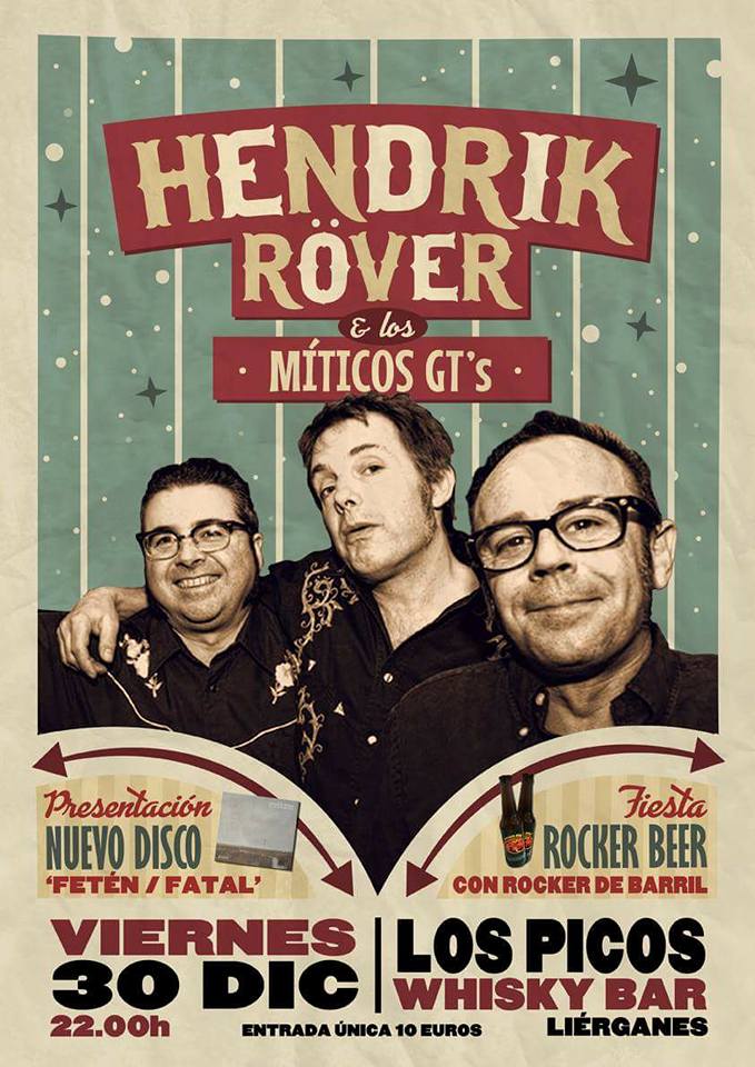 Concierto de Hendrik Rover y los Míticos GT´s en Los Picos de Liérganes