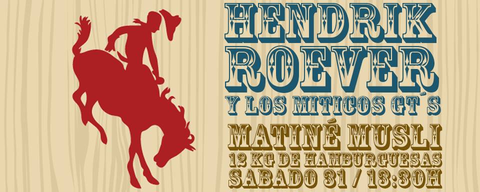 Concierto de Hendrik Rover y los Míticos GT´s en el Musli de Torrelavega