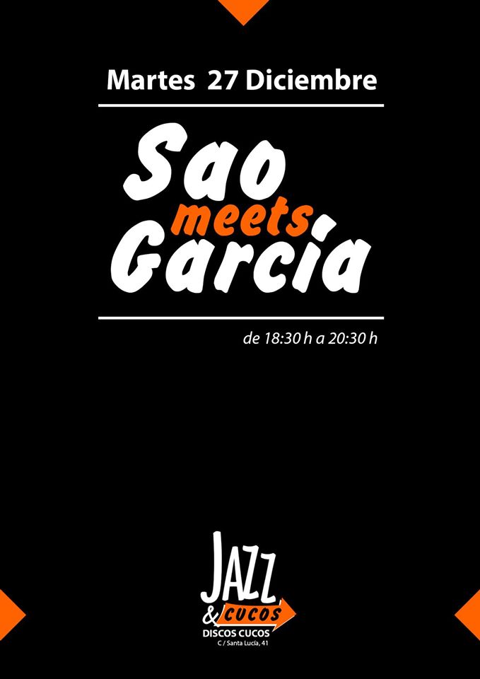 Concierto de Jazz de Sao Meets García en Discos Cucos de Santander