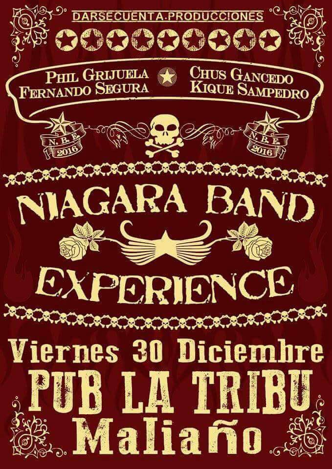 Concierto de Niágara Band Experience en La Tribu de Maliaño