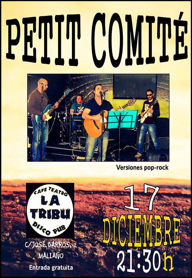 Concierto de Petit Comité en La Tribu de Maliaño
