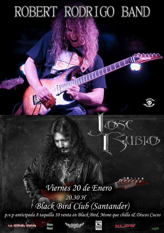 Concierto de Robert Rodrigo Band + Jose Rubio en el Black Bird de Santander