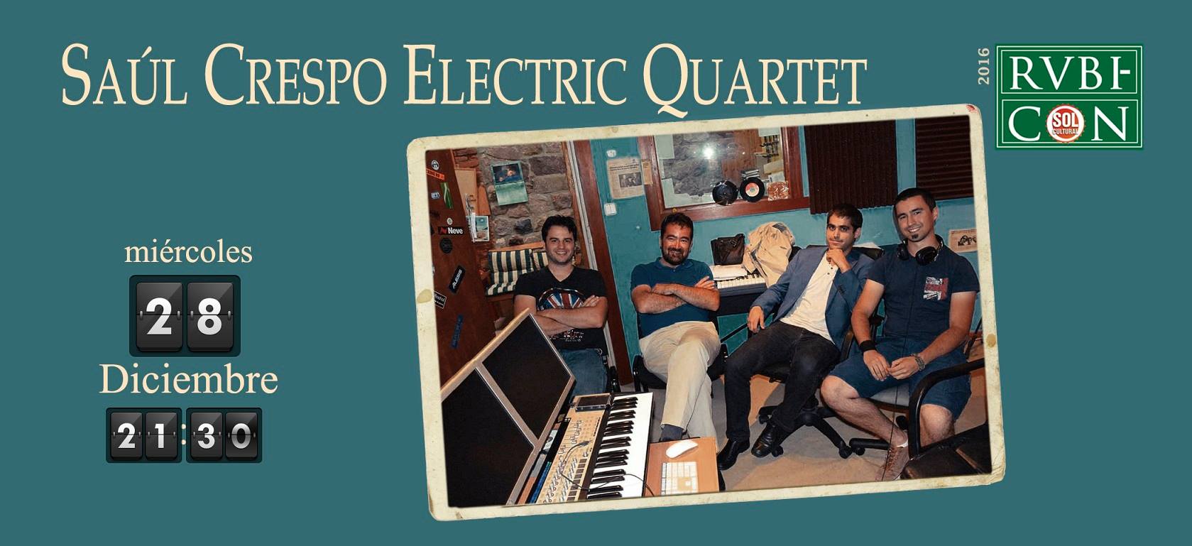 Concierto de Saul Crespo Elecric Quartet en el Rvbicón de Santander