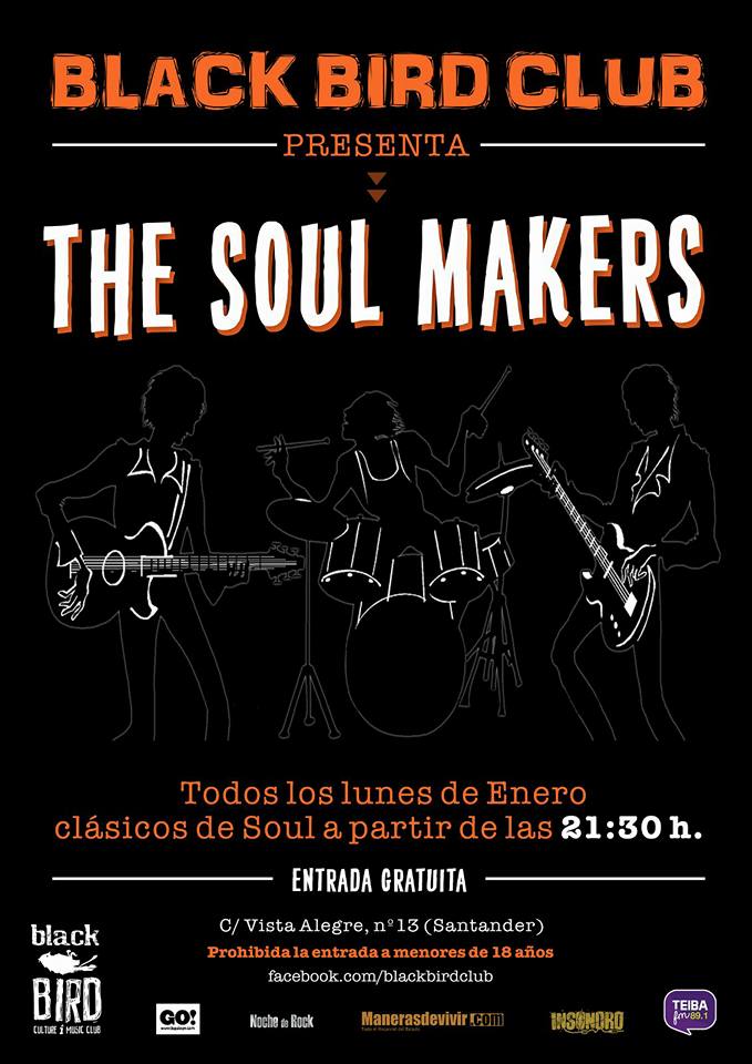 Concierto de The Soul Makers en el Black Bird de Santanrder