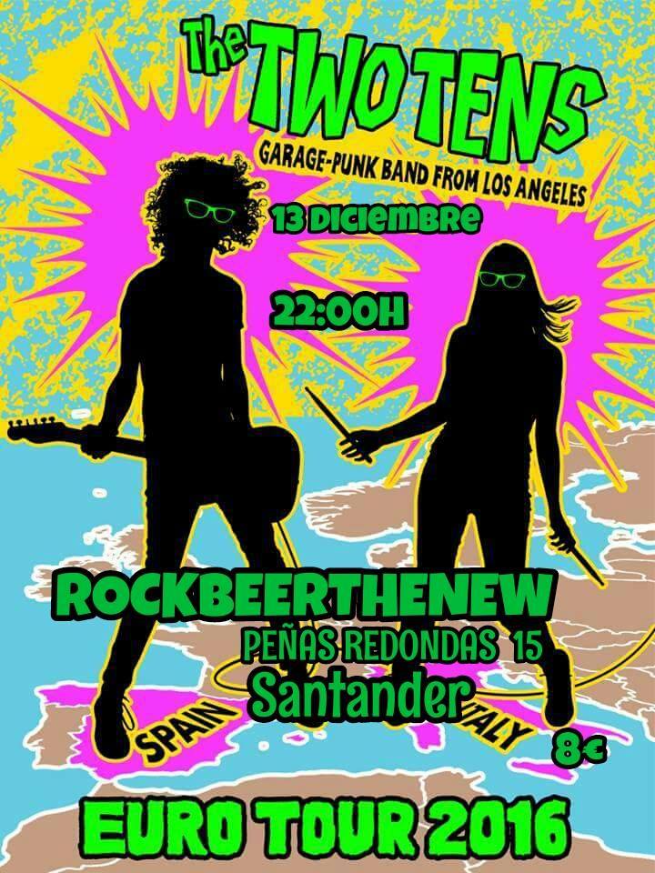 Concierto de The Two Tens en el Rock Beer the New de Santander