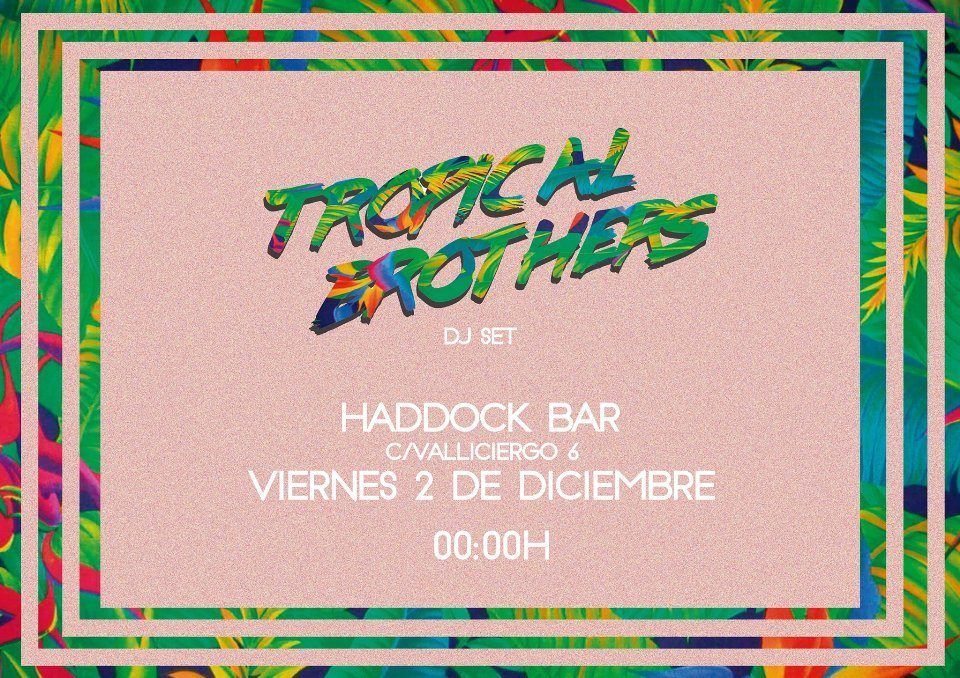 Concierto de Tropical Brothers en el Haddock de Santander