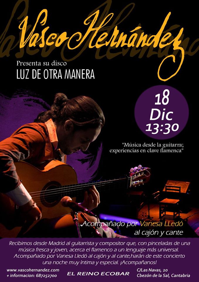 Concierto de Vasco Hernández en El Reino de Cabezón de la Sal