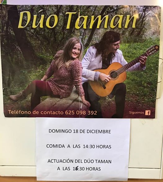 Concierto del Dúo Taman en Los Cañones de La Cavada