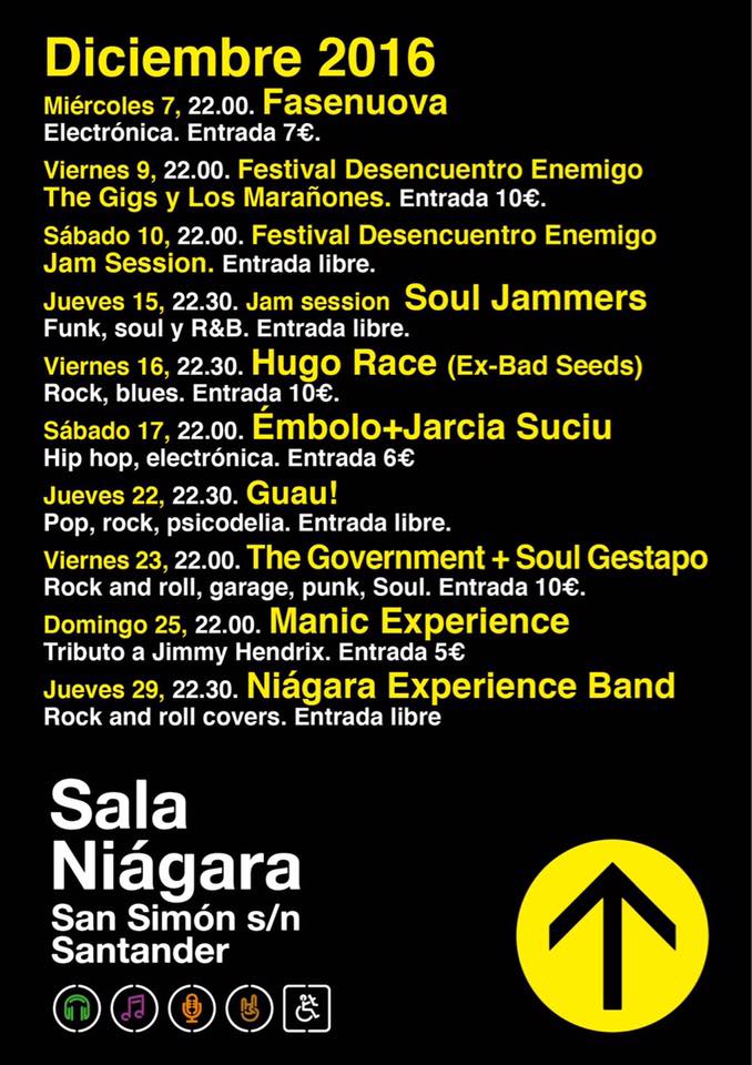 Concierto en el Niágara de Santander