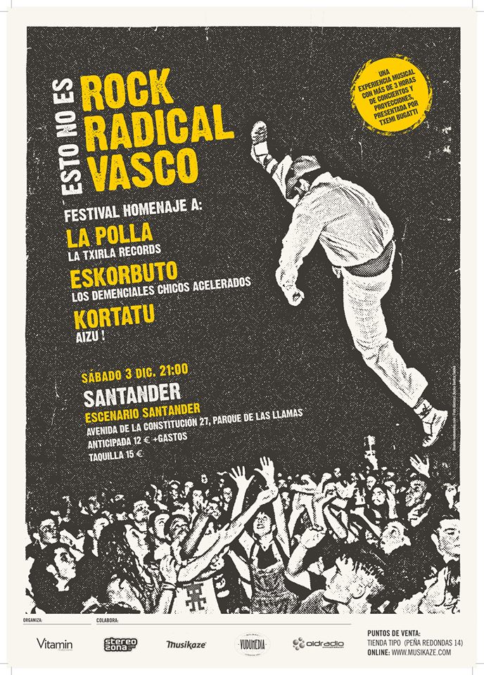 Festival Homenaje a La Polla, Eskorbuto y Kortatu en Escenario Santander