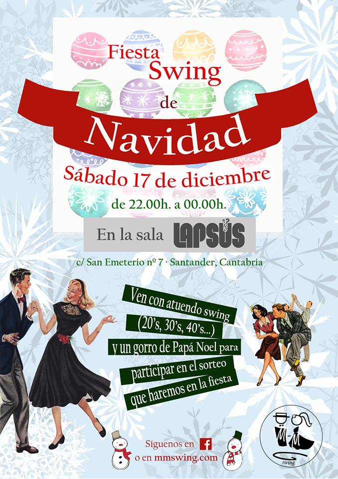 Fiesta Swing de Navidad en el Lapsus de Santander