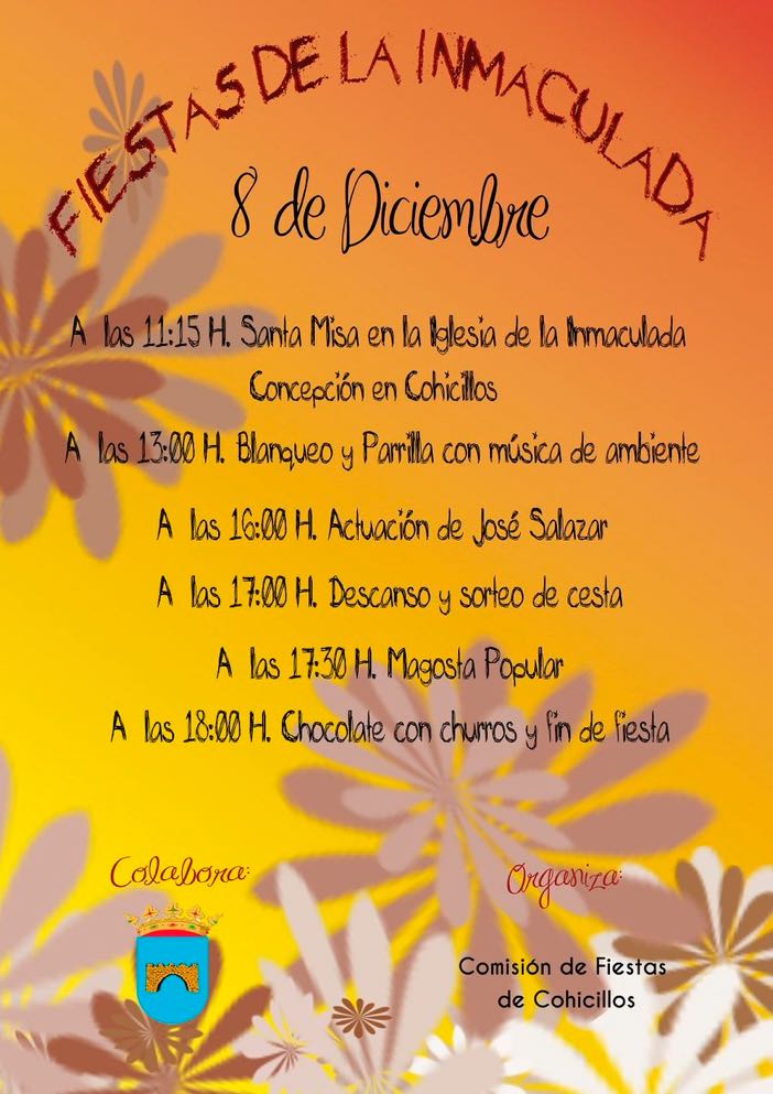 Fiestas de La Inmaculada en Cohicillos 2016