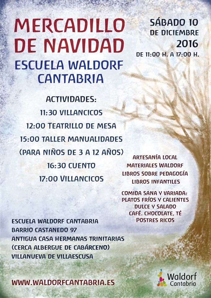 Mercadillo de Navidad en Waldorf en Villaescusa