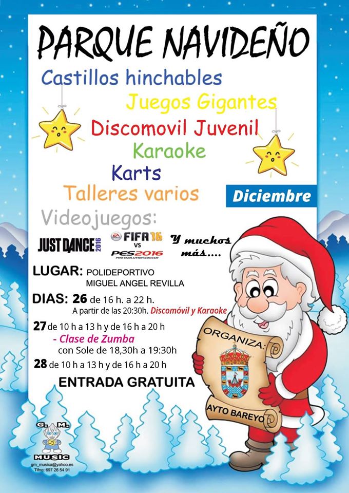 Parque de Navidad en Ajo 2016