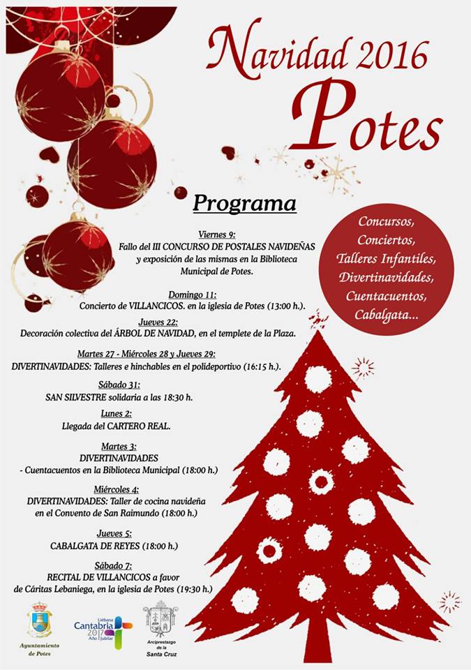 Programa de Navidad en Potes 2016
