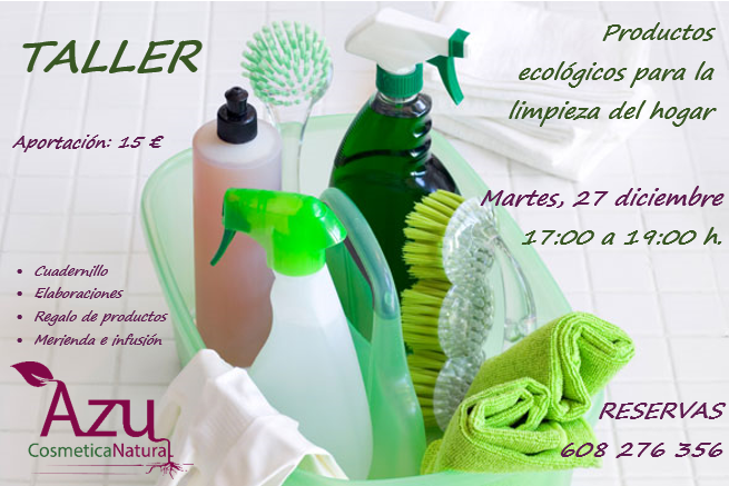 Taller de productos ecológicos para la limpieza del hogar en Igollo de Camargo
