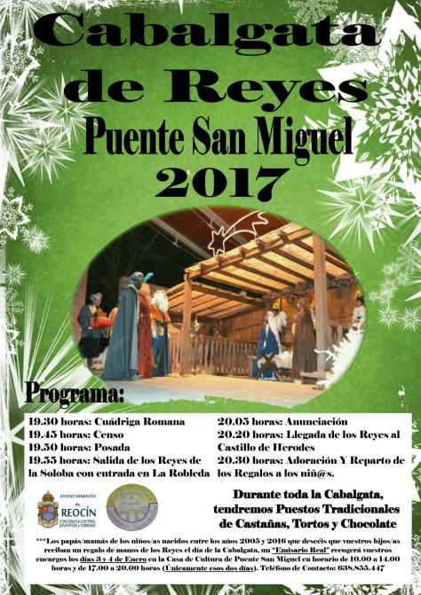 Cabalgata de Reyes de Puente San Miguel 2017