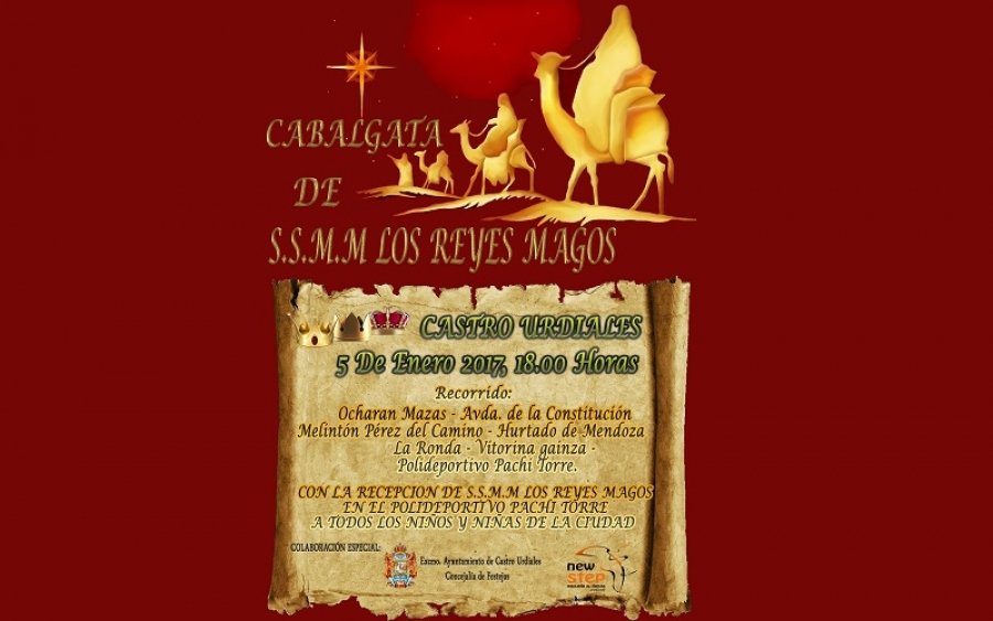 Cabalgata de Reyes en Castro Urdiales 2017